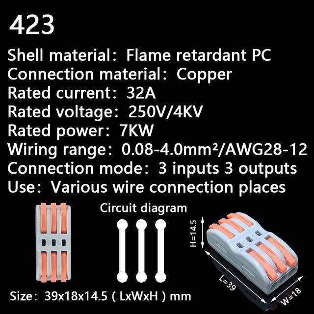 Push-In Terminal Block Wire Connector(Buy more get more discount) - Libiyi