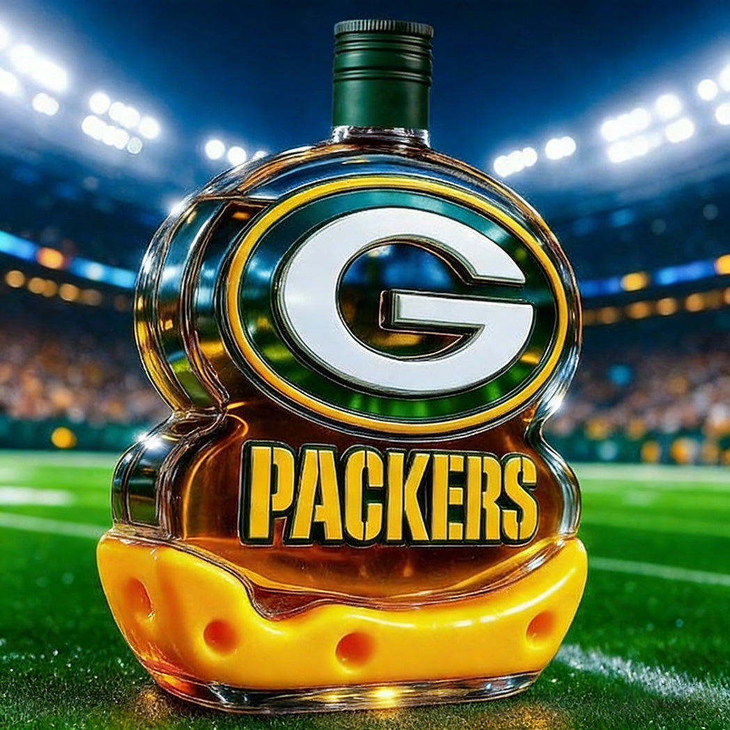 Green Bay Packers Whiskey Bottle