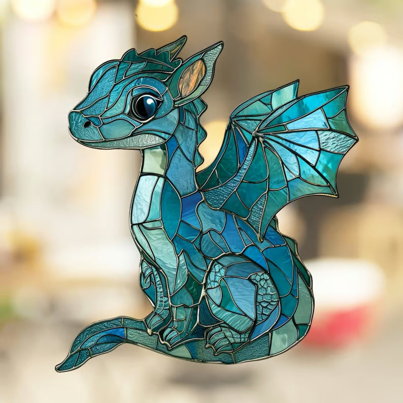 🎄2024 Christmas Gift 50% Off--Acrylic Colorful Dragon Suncatcher Ornament - Libiyi