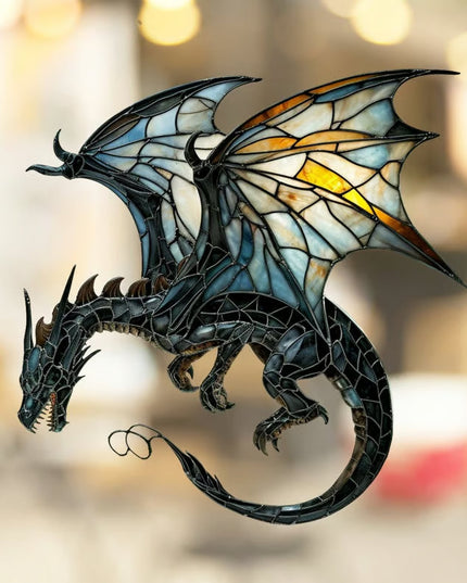 🎄2024 Christmas Gift 50% Off--Acrylic Colorful Dragon Suncatcher Ornament - Libiyi