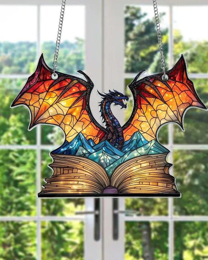 🎄2024 Christmas Gift 50% Off--Acrylic Colorful Dragon Suncatcher Ornament - Libiyi