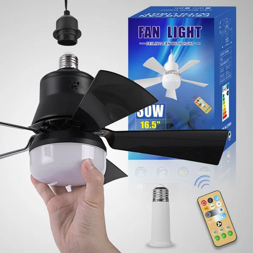 Libiyi 2-In-1 Portable Ceiling Fan