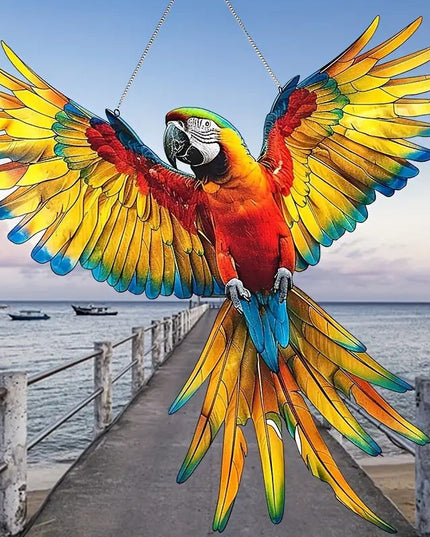 🔥Last Day 49% OFF🎁Bird Suncatcher Colorful Window Hanging - Libiyi