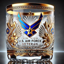 Load image into Gallery viewer, Migilife Veteran Tribute Glass IT