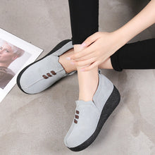 Load image into Gallery viewer, Libiyi Round toe fly woven mesh thick sole ladies casual shoes - Libiyi