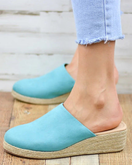 Women's large size thick bottom casual slippers - Libiyi