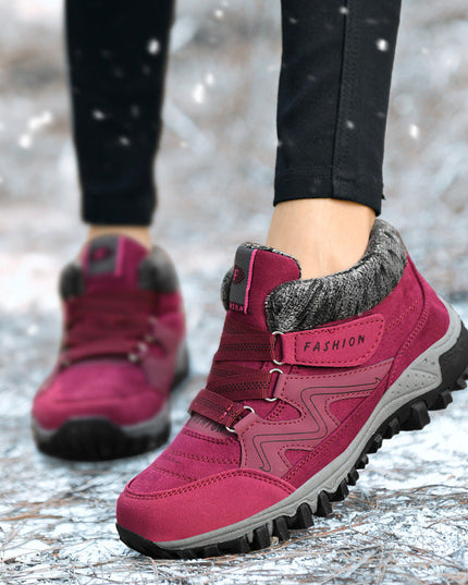 Autumn and winter non-slip warm and comfortable high-top casual cotton shoes—Unisex - Keillini