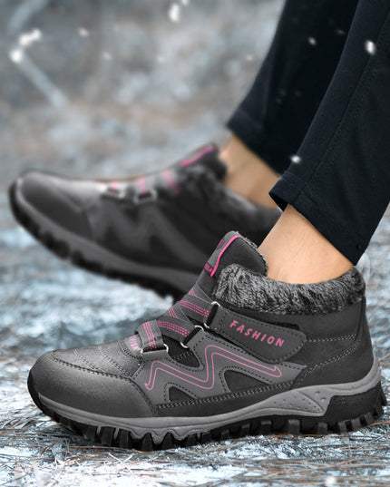 Autumn and winter non-slip warm and comfortable high-top casual cotton shoes—Unisex - Keillini