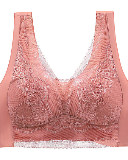 Lace anti-exposure seamless bra - Libiyi
