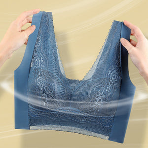 Lace anti-exposure seamless bra - Libiyi
