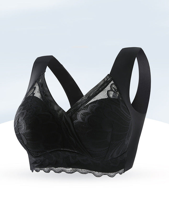 Women's thin no wire lace bra - Libiyi