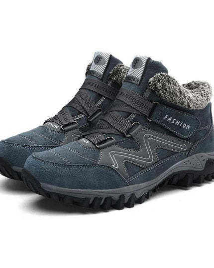 Autumn and winter non-slip warm and comfortable high-top casual cotton shoes—Unisex - Keillini