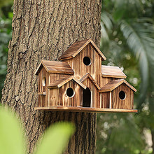 Load image into Gallery viewer, 6 Hole Handmade Bird House - GIFT FOR NATURE LOVERS - Libiyi