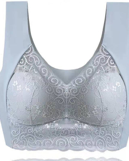 Push up beautiful back no steel ring lace underwear - Libiyi