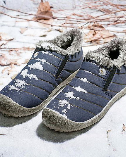 Large Size Waterproof Warm Cotton Snow Boots Lovers Shoes - RoseNova