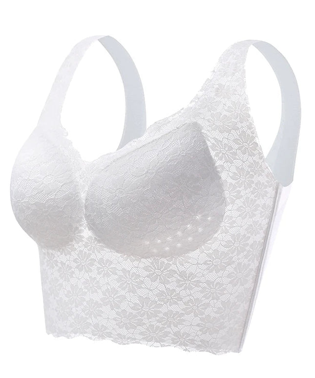 Women Seamless Lace Underwear Large Bralette Breathable Padded Wire Free Bras - Libiyi