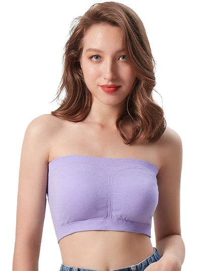 double layer bottoming no steel ring tube top underwear - Keillini