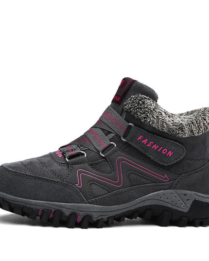 Autumn and winter non-slip warm and comfortable high-top casual cotton shoes—Unisex - Keillini