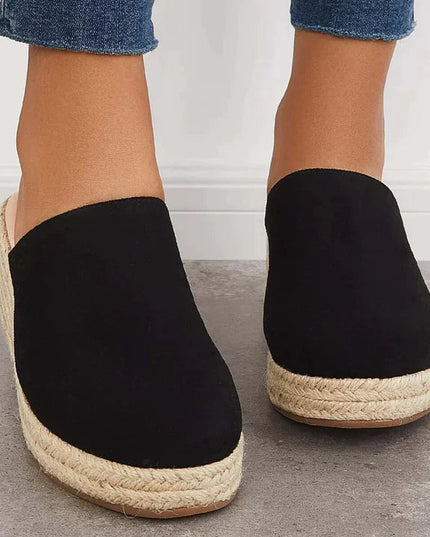 Women's large size thick bottom casual slippers - Libiyi