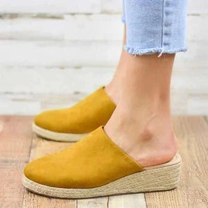 Women's large size thick bottom casual slippers - Libiyi