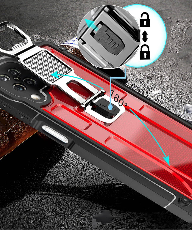 Unique 3 In 1 Translucent Shockproof Case For Samsung A12 - Libiyi