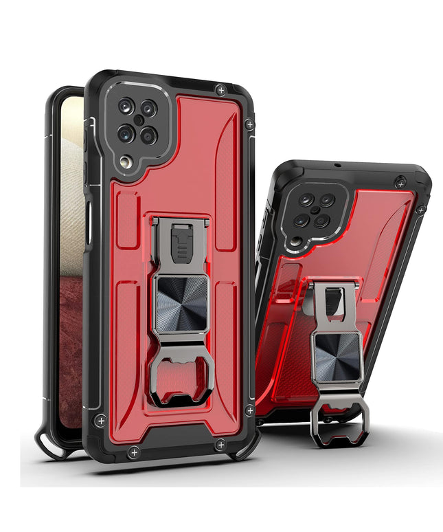 Unique 3 In 1 Translucent Shockproof Case For Samsung A12 - Libiyi