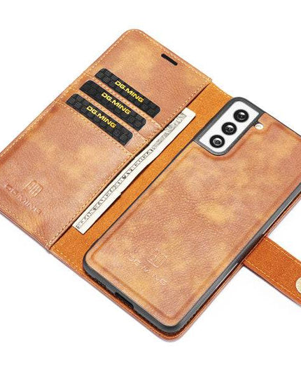 Magnetic 2-in-1 Detachable Leather Wallet Case For Samsung S21 - Libiyi
