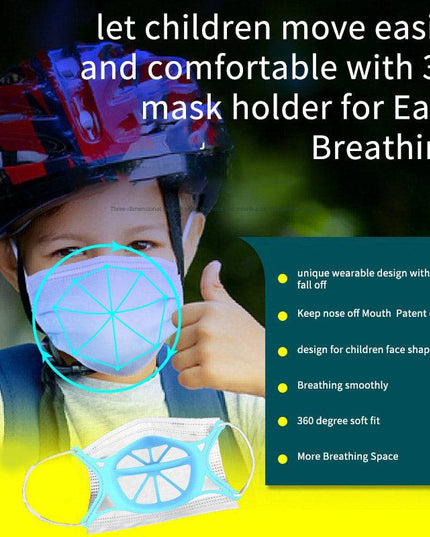 Kids 6th Generation Upgraded Version Silicone 3D Mask Bracket - Libiyi