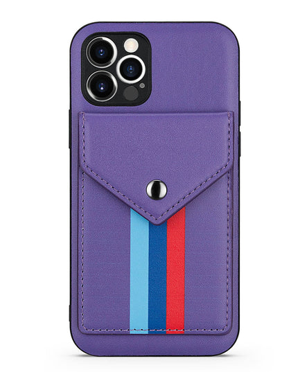 Lanyard Leather Wallet Card Holder Stand Phone Case For iPhone - Libiyi