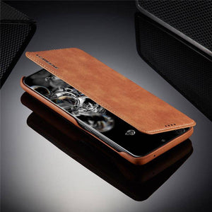 Magnetic Leather Wallet Card Slot Case for Samsung - Libiyi