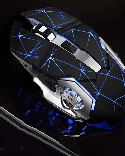 Rechargeable Wireless Mouse-Starry Black - Libiyi