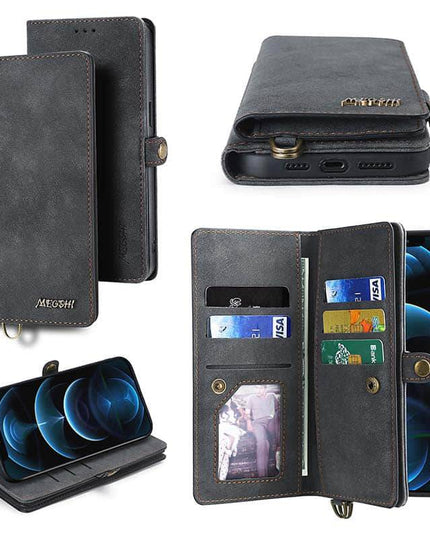 Cardholder Wrist Leather Phone Case for iPhone - Libiyi