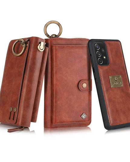 Leather Detachable Magnetic Wallet Case For Galaxy - Libiyi