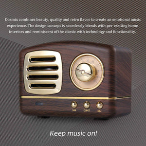Wireless Stereo Retro Speakers-Wooden - Libiyi