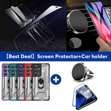 Load image into Gallery viewer, Magnetic Metal Finger Ring Holder Armor Case For Samsung S21 ULTRA 5G - Libiyi