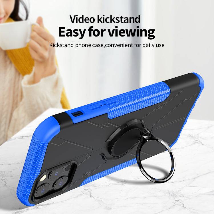 Robot 3 in 1 Heavy Duty Defender Case For iPhone 12 Pro - Libiyi