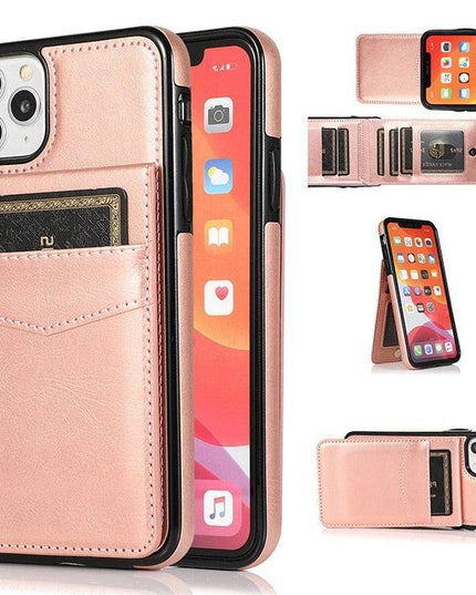 Classic 6 Card Slots Wallet Phone Case For iPhone - Libiyi