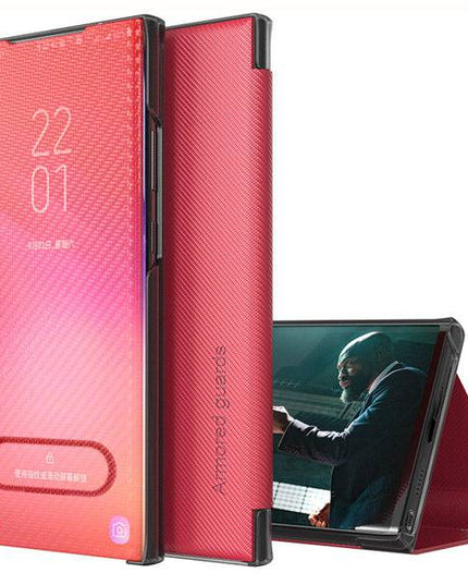 Kevlar Slim Flip Cover Smart Window Case For iPhone - Libiyi