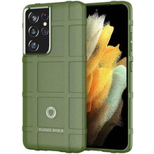 Laden Sie das Bild in den Galerie-Viewer, TPU Thick Solid Rough Armor Tactical Protective Cover Case For Samsung S21 Ultra - Libiyi