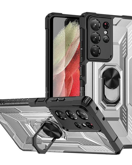 Magnetic Metal Finger Ring Holder Armor Case For Samsung - Libiyi