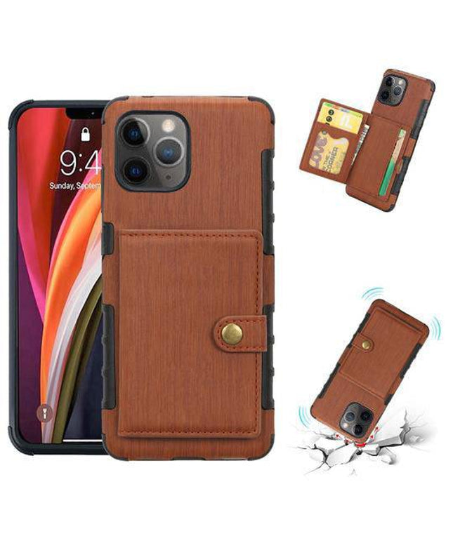 Security Copper Button Protective Case For iPhone 11 Pro - Libiyi