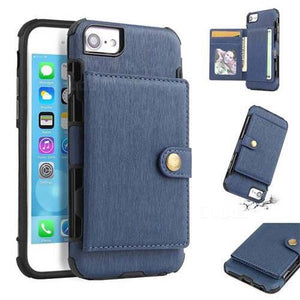Security Copper Button Protective Case For iPhone 6/6S - Libiyi