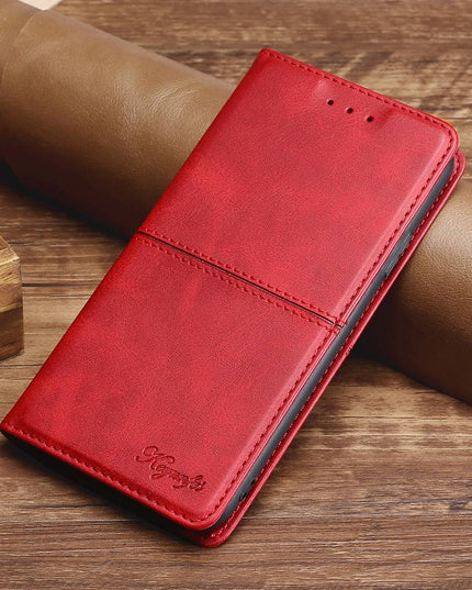 TPU + PU Leather Phone Cover Case for Samsung A10E - Libiyi