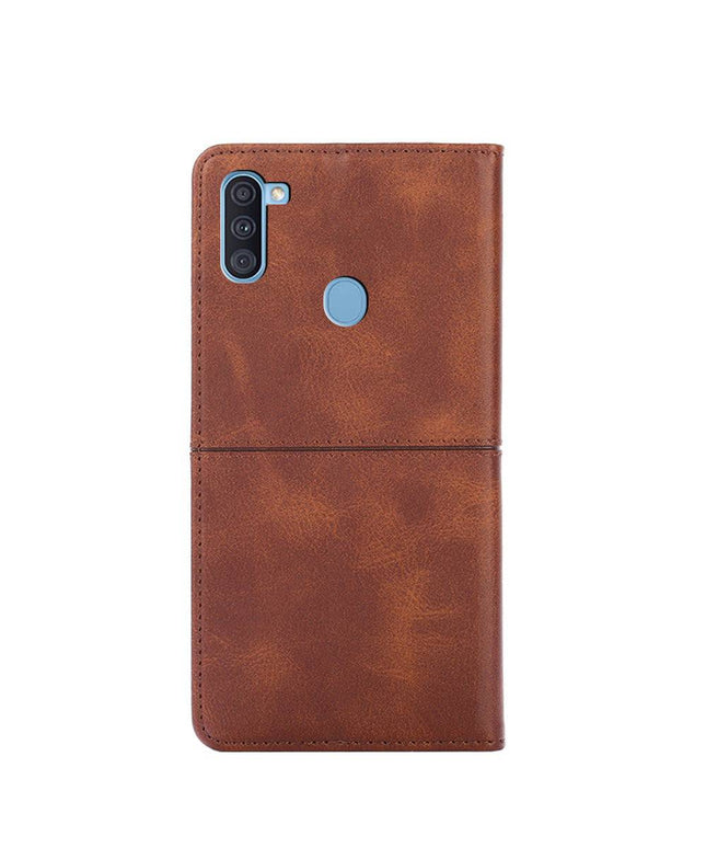TPU + PU Leather Phone Cover Case for Samsung A11 - Libiyi