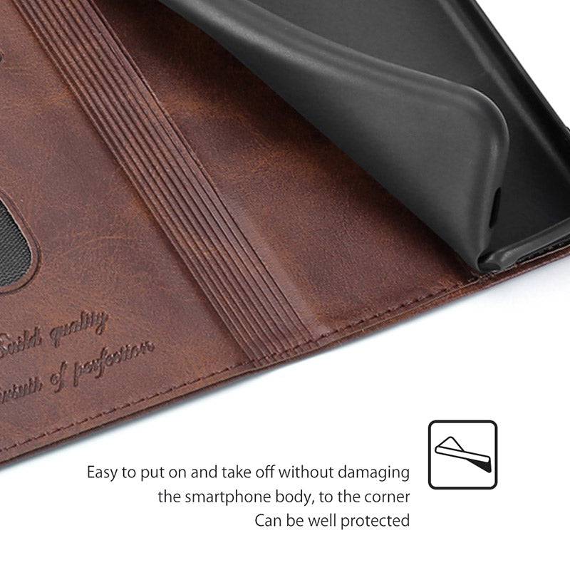 Leather Flip Wallet Cover for Samsung A12 - Libiyi