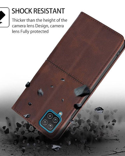 Leather Flip Wallet Cover for Samsung A12 - Libiyi