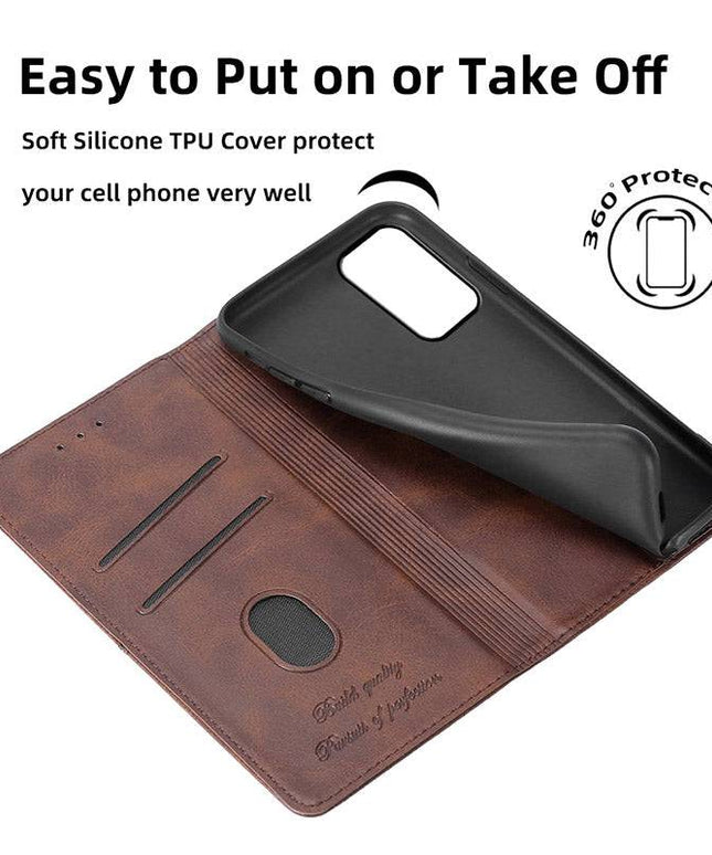 Leather Flip Wallet Cover for Samsung A52 - Libiyi