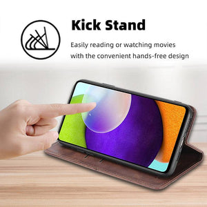 Leather Flip Wallet Cover for Samsung A52 - Libiyi