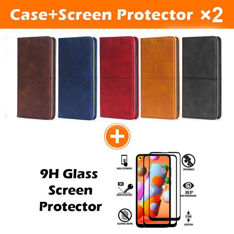 Leather Flip Wallet Cover for Samsung A52 - Libiyi