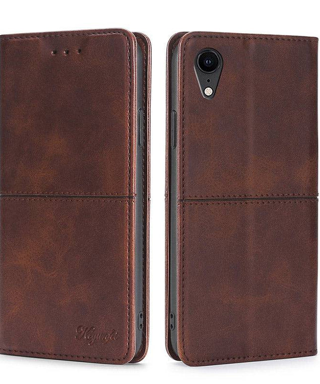 TPU + PU Leather Phone Cover Case for iPhone XR - Libiyi